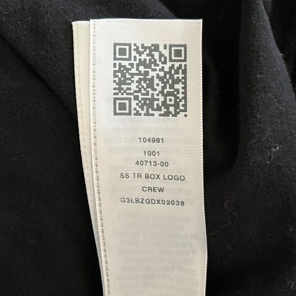 True Religion Box Logo Short Sleeve Crewneck Men's Black T-Shirt Tee XL - Picture 4 of 4